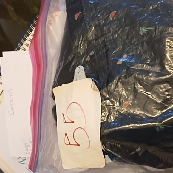 Denim And Flower Men's Navy Blue Short Sleeve Shirt Nautical Button Up Size Sm - Picture 7 of 7